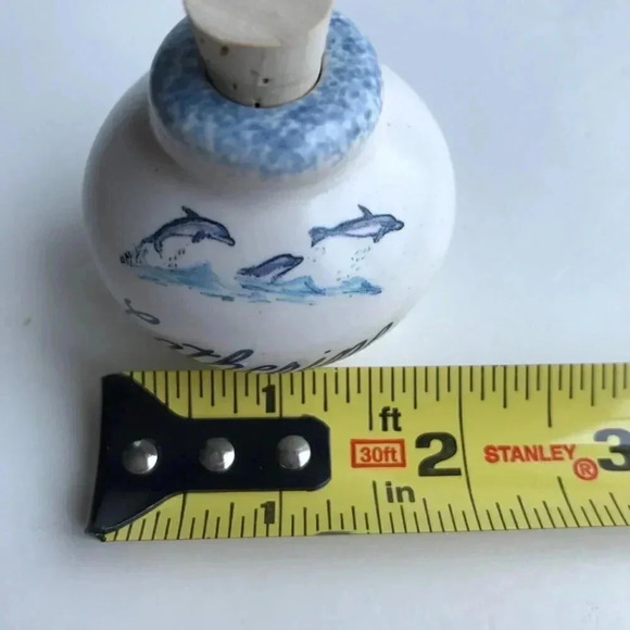Catherine Dolphin Ocean Name Meaning Vase Trinket - Picture 7 of 9